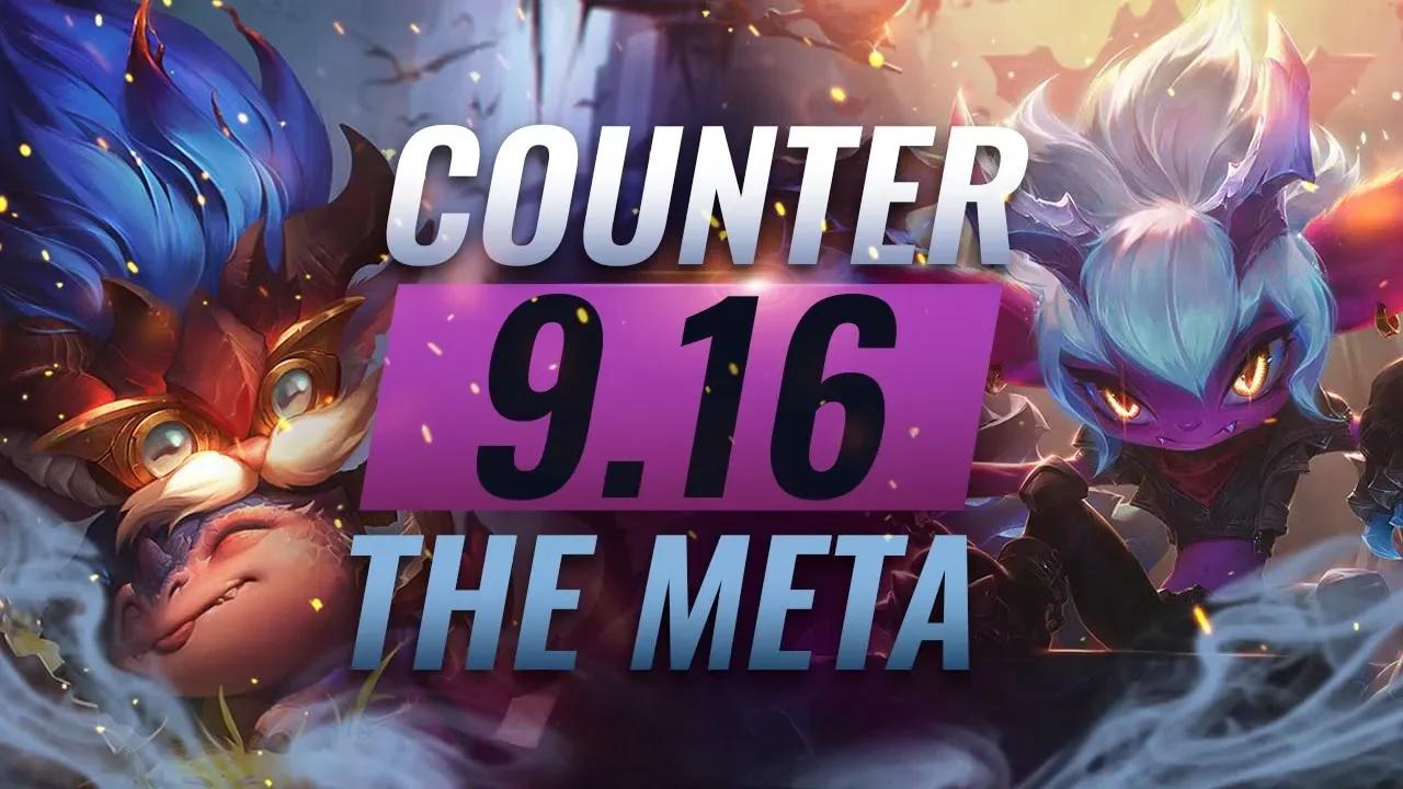 Counter The Meta: OP Counterpicks for EVERY Role - Patch 9.16 - League of Legends Season 9 thumbnail