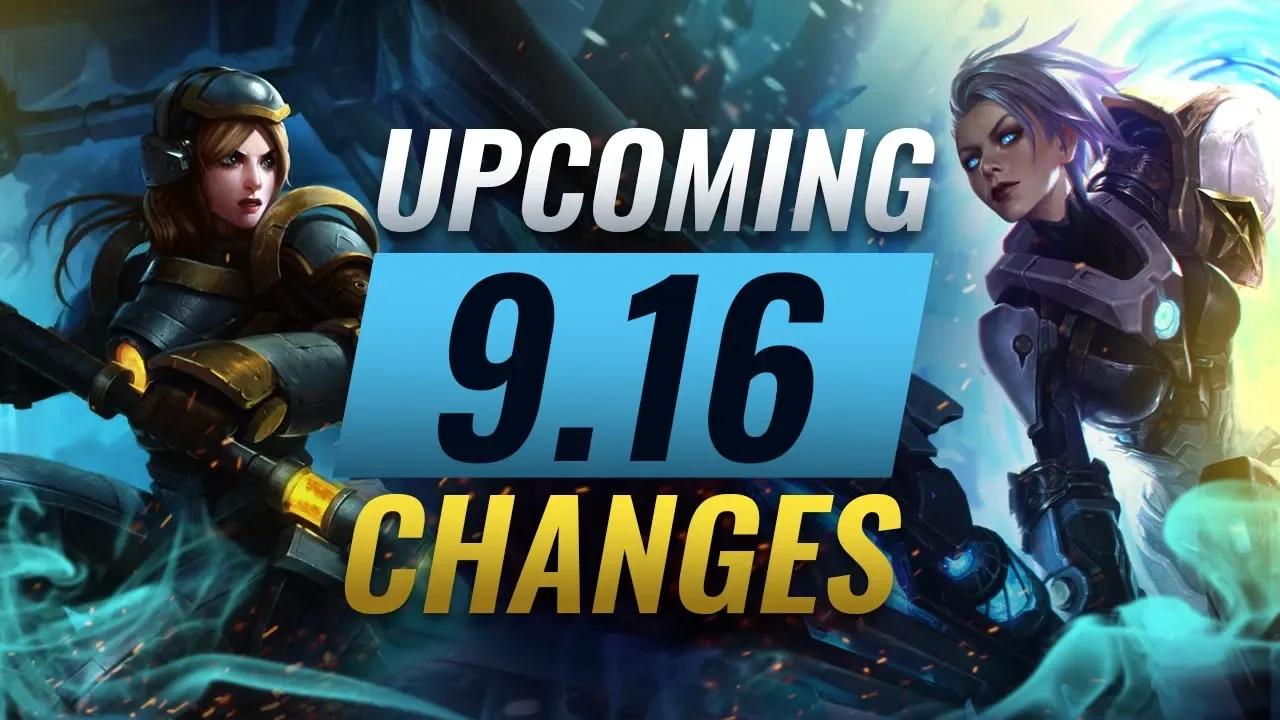 MASSIVE CHANGES: New buffs and reworks coming in Patch 9.16 - League of Legends thumbnail