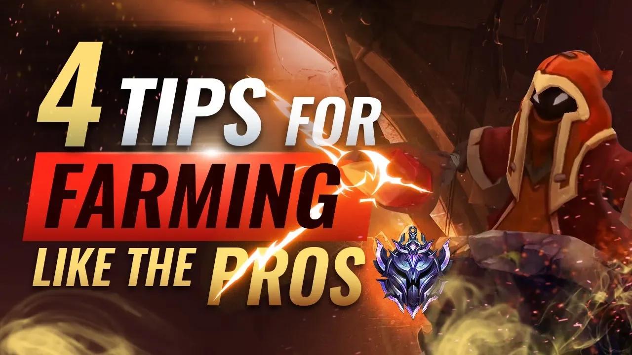 4 Tips To IMPROVE Your CS and Farm Like The Pros - League of Legends thumbnail