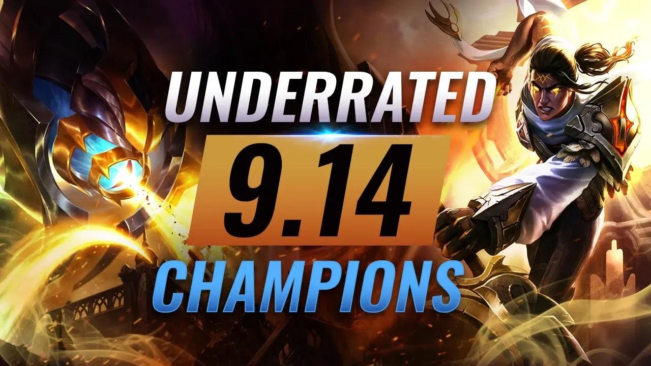 11 Incredibly Underrated Champions To Carry With in Patch 9.14- League of Legends Season 9 thumbnail