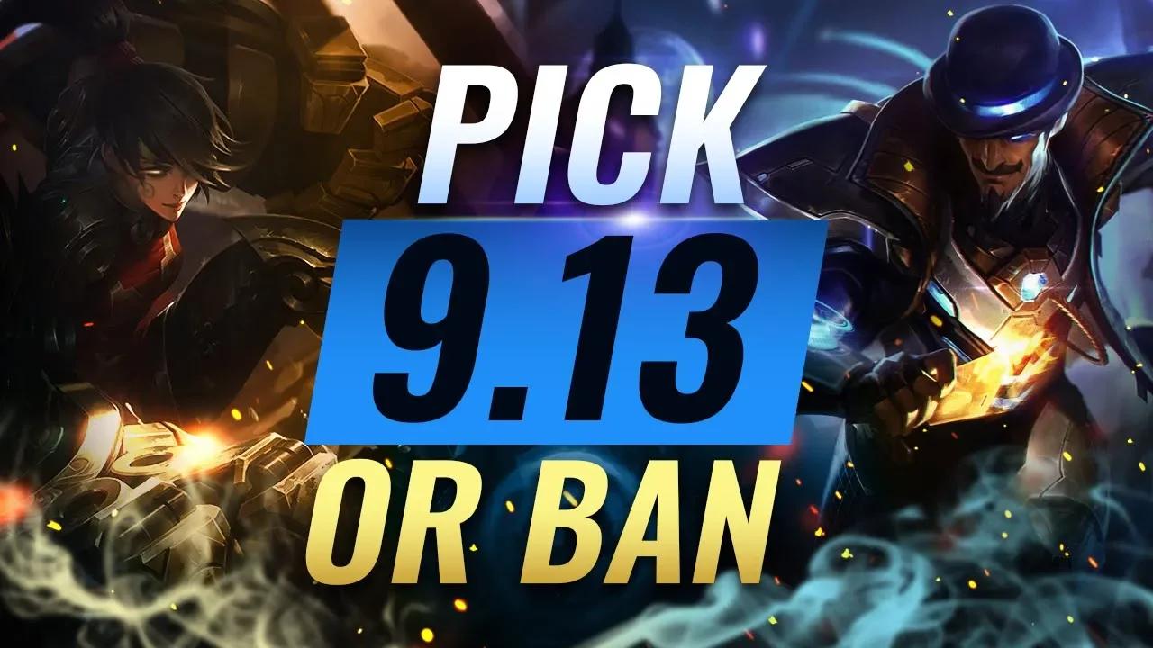 OP Pick or Bans for Every Role: Patch 9.13 Best Builds - League of Legends Season 9 thumbnail