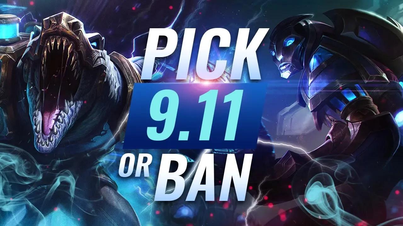 OP Pick or Bans for Every Role: Patch 9.11 Best Builds - League of Legends Season 9 thumbnail