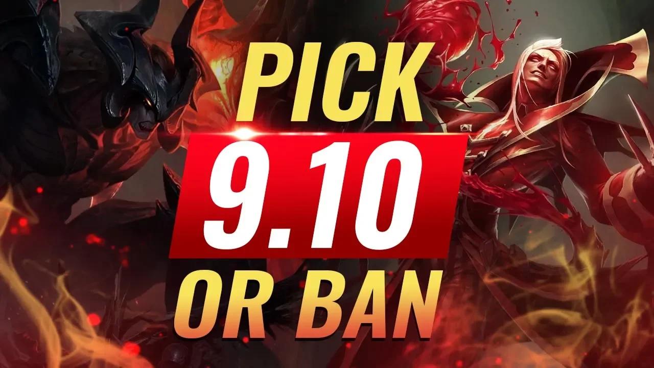 OP Pick or Bans for Every Role: Patch 9.10 Best Builds - League of Legends Season 9 thumbnail