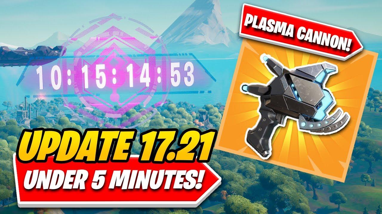 Fortnite Update 17.21: EVERYTHING You NEED TO KNOW In UNDER 5 MINUTES! (UFO EVENT & PLASMA CANNON!) thumbnail