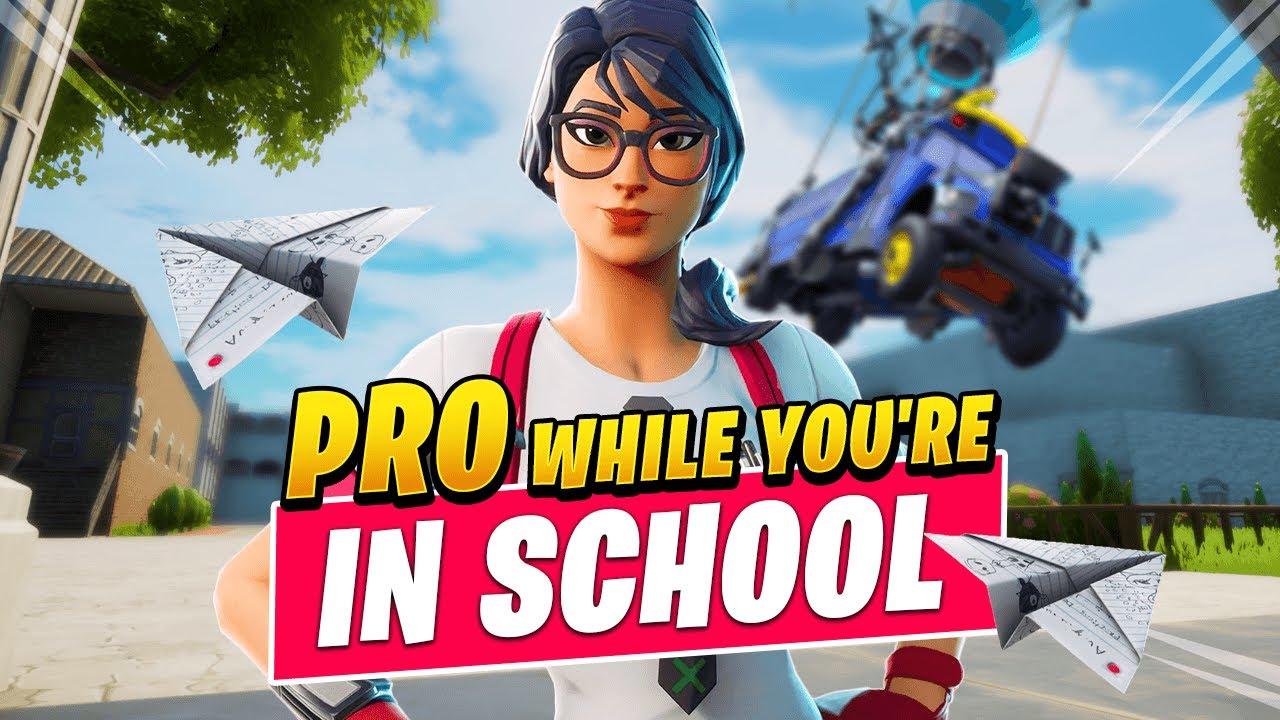 How To GO PRO In Fortnite While YOU'RE STILL IN SCHOOL! (Fortnite Tips & Tricks) thumbnail