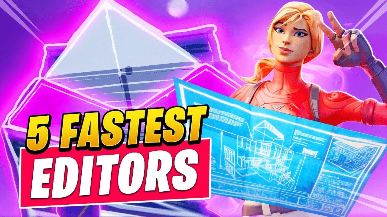 The 5 FASTEST EDITORS In Fortnite THAT WILL BLOW YOUR MIND! thumbnail