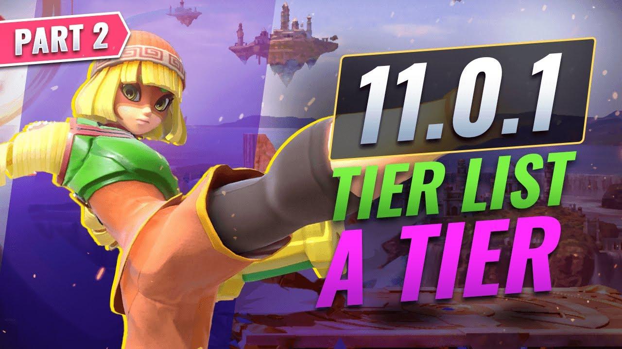 A TIER Characters In Smash Ultimate - 11.0.1 Tier List thumbnail