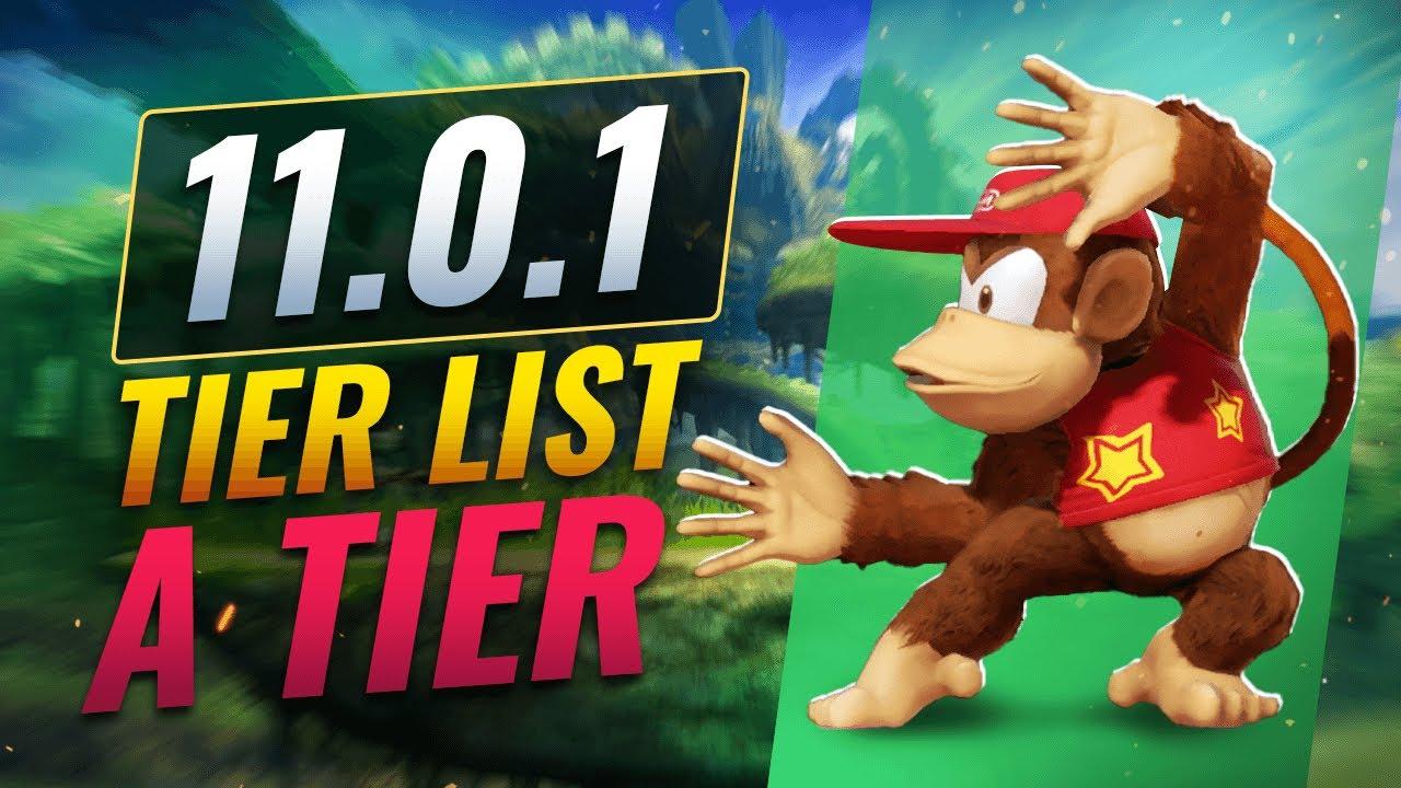 A TIER Characters In Smash Ultimate - 11.0.1 Tier List thumbnail