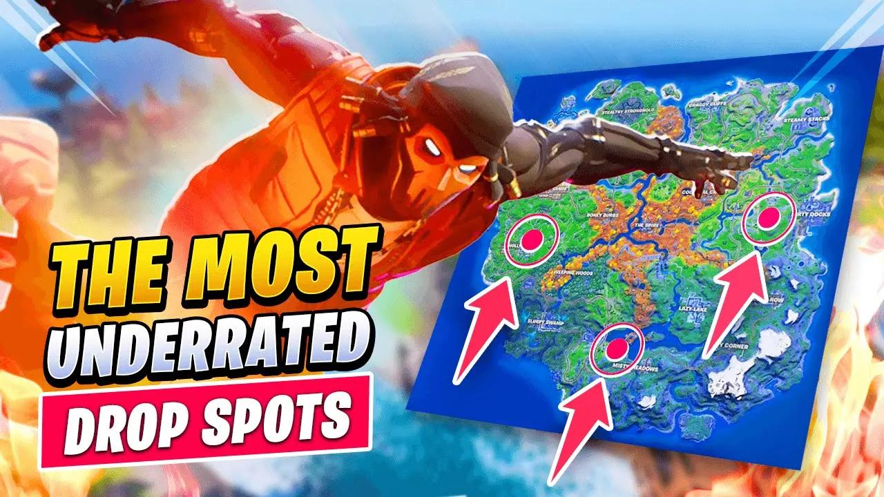 The BEST UNDERRATED DROP SPOTS In Chapter 2 Season 6 | Fortnite Tips & Tricks thumbnail