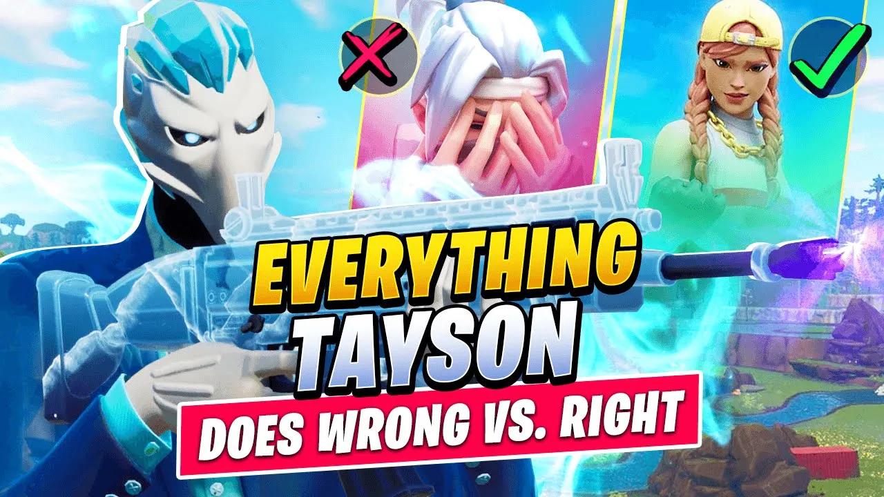 Everything TaySon Does PERFECTLY Vs Everything TaySon FAILS (Fortnite Pro Player Analysis) thumbnail