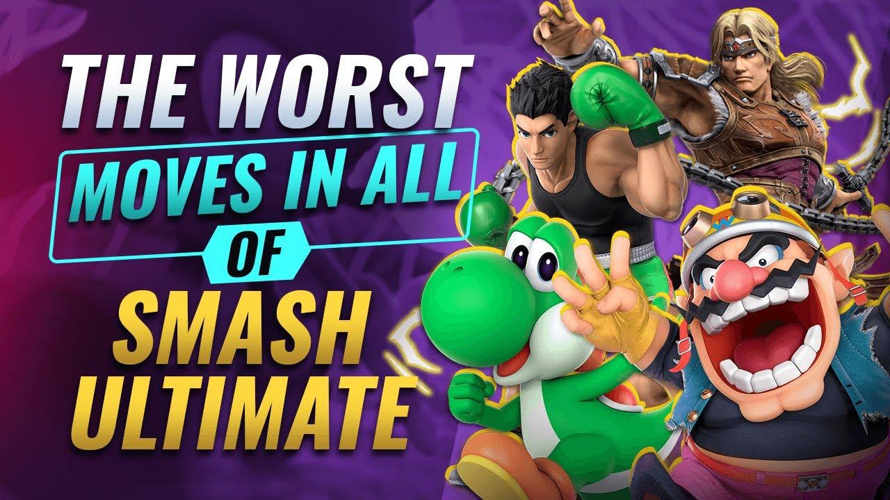 The WORST MOVES in ALL OF SMASH ULTIMATE thumbnail