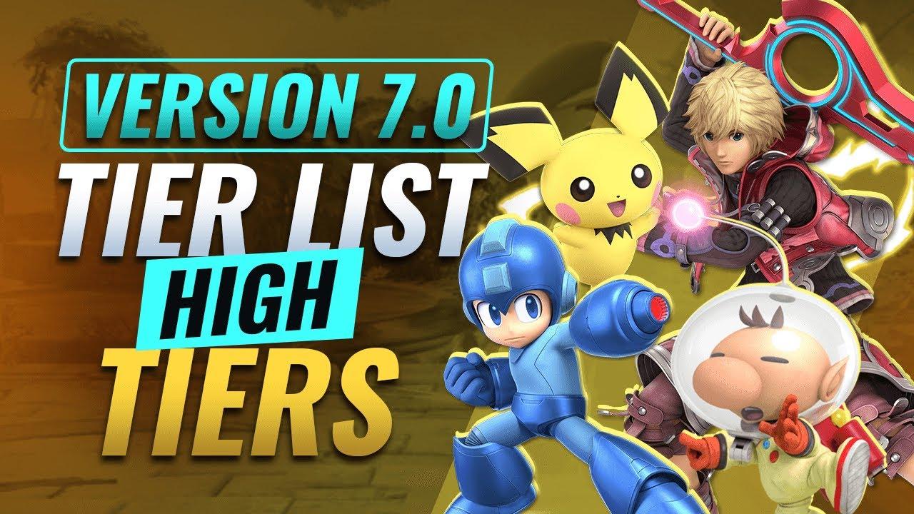 Smash Ultimate Version 7.0 TIER LIST - High Tier Characters thumbnail