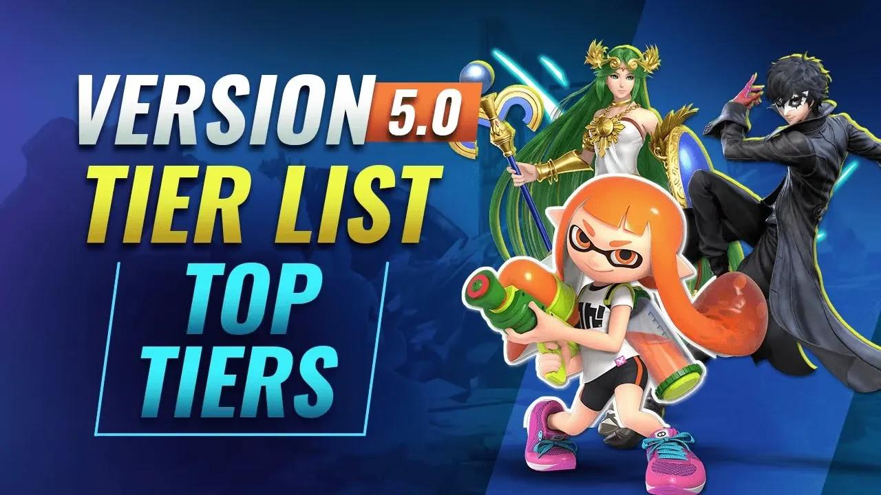 Smash Ultimate Version 5.0 Tier List - Top Tier Characters thumbnail