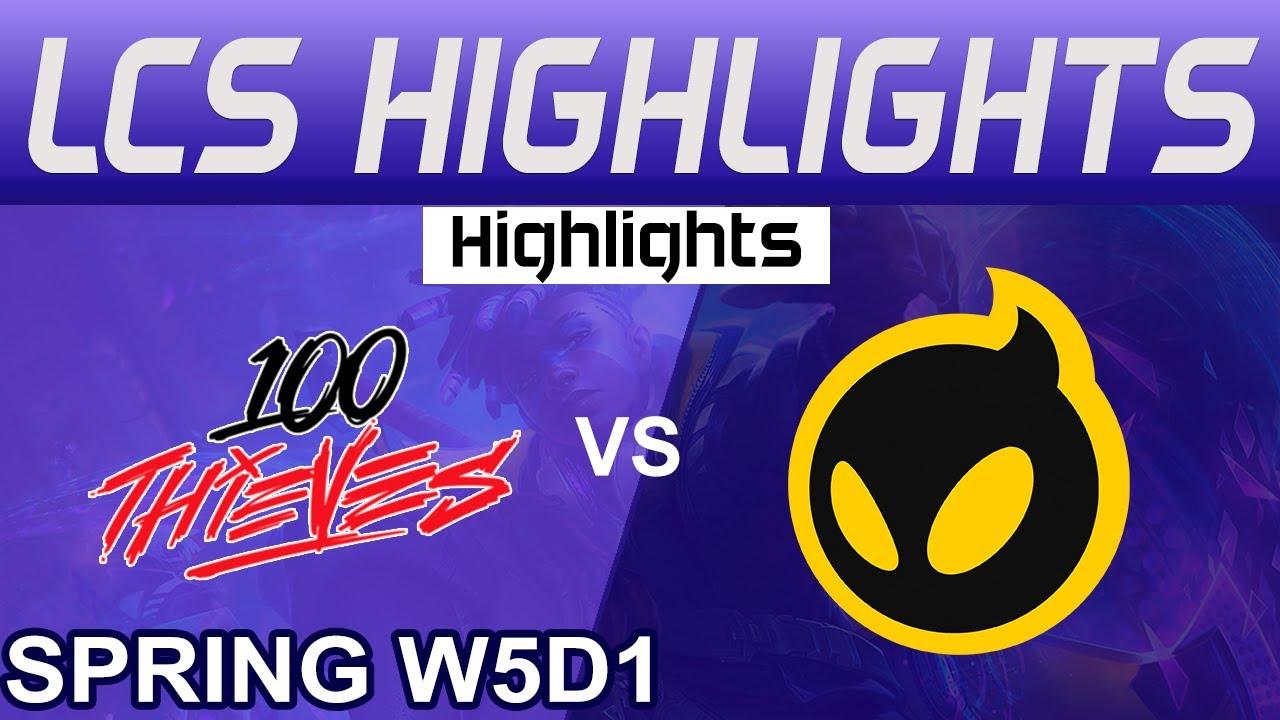 100 vs DIG Highlights LCS Spring Season 2024 W5D1 100 Thieves vs Dignitas by Onivia thumbnail