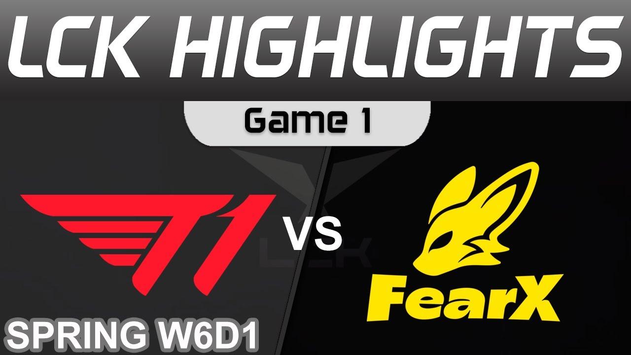 T1 vs FOX Highlights Game 1 LCK Spring Season 2024 T1 vs FearX by Onivia thumbnail