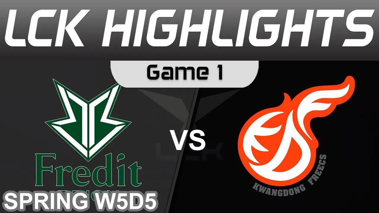 BRO vs KDF Highlights Game 1 LCK Spring Season 2024 OK BRION vs Kwangdong Freecs by Onivia thumbnail