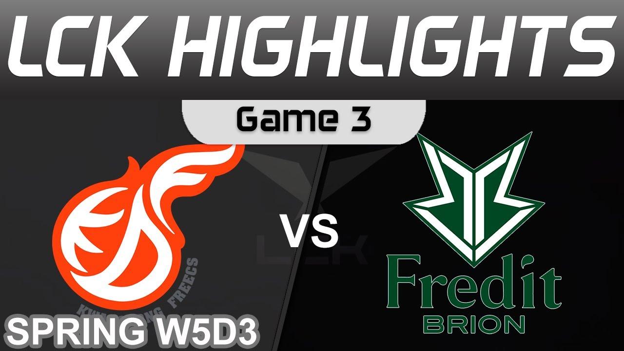 KDF vs BRO Highlights Game 3 LCK Spring Season 2024 Kwangdong Freecs vs OK BRION by Onivia thumbnail