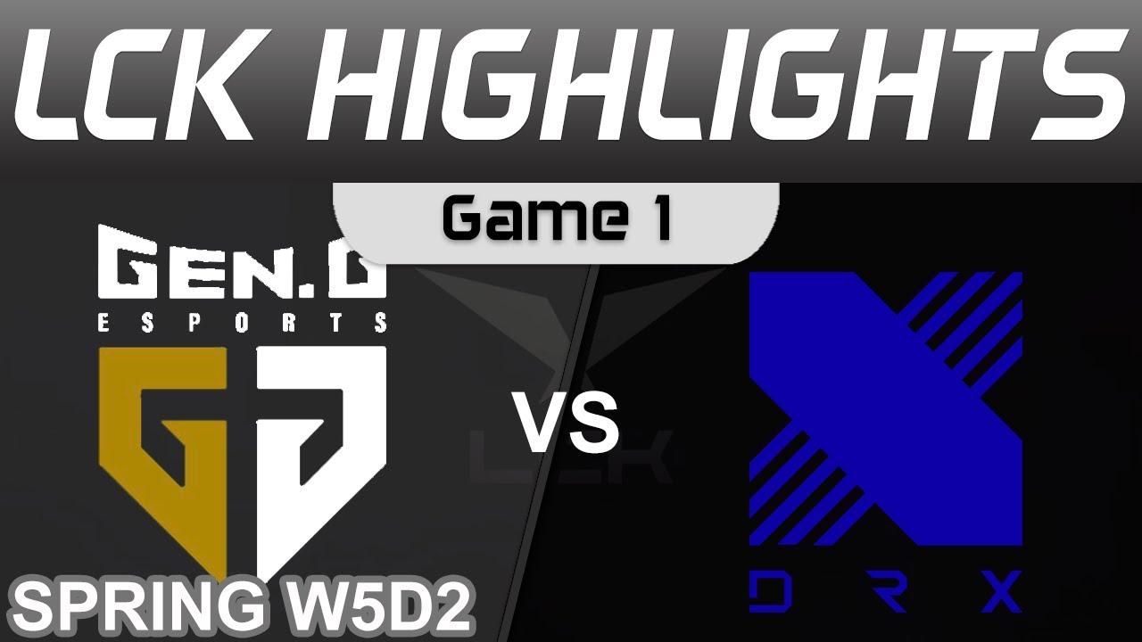 GEN vs DRX Highlights Game 1 LCK Spring Season 2024 Gen G vs DRX by Onivia thumbnail