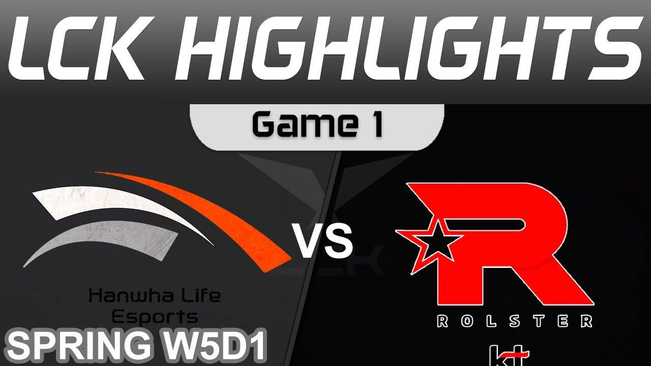 HLE vs KT Highlights Game 1 LCK Spring Season 2024 Hanwha Life vs KT Rolster by Onivia thumbnail