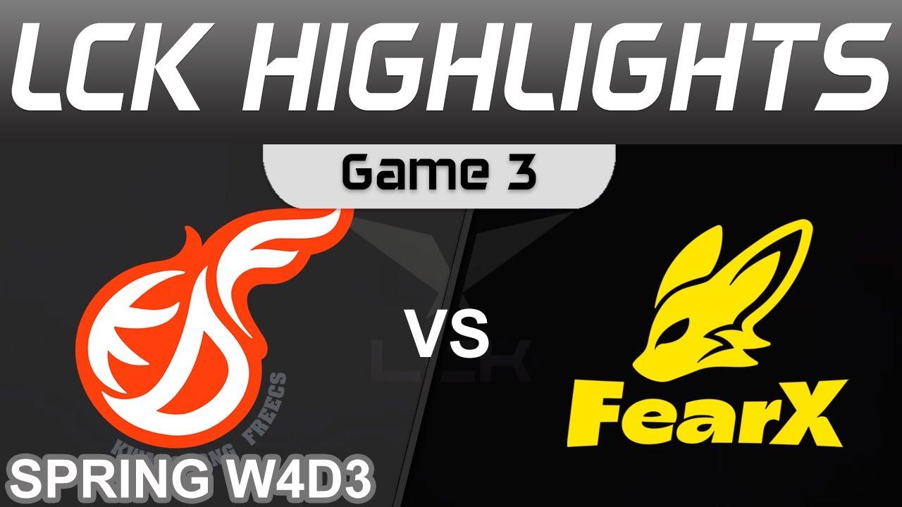 KDF vs FOX Highlights Game 3 LCK Spring Season 2024 Kwangdong Freecs vs FearX by Onivia thumbnail