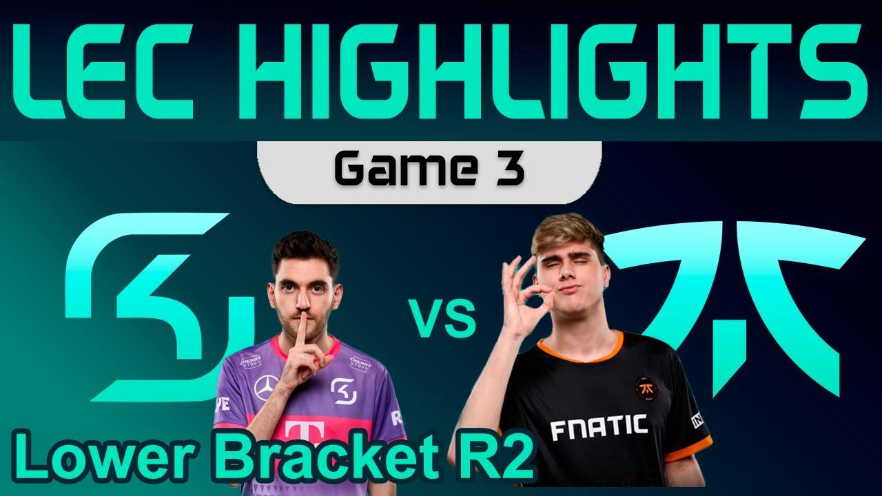 SK vs FNC Game 3 Highlights LEC Winter 2024 Lower Bracket 2024 SK Gaming vs Fnatic by Onivia thumbnail