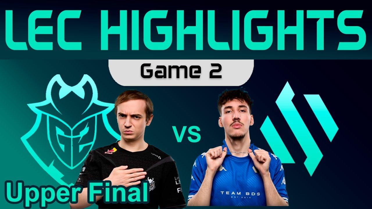 G2 vs BDS Game 2 Highlights LEC Winter Split Playoffs Upper Final 2024 G2 Esports vs Team BDS thumbnail