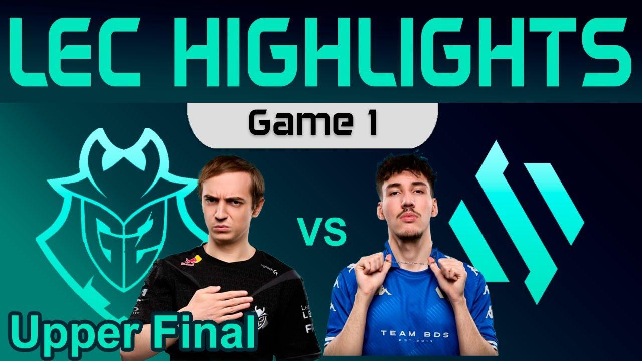 G2 vs BDS Game 1 Highlights LEC Winter Split Playoffs Upper Final 2024 G2 Esports vs Team BDS thumbnail