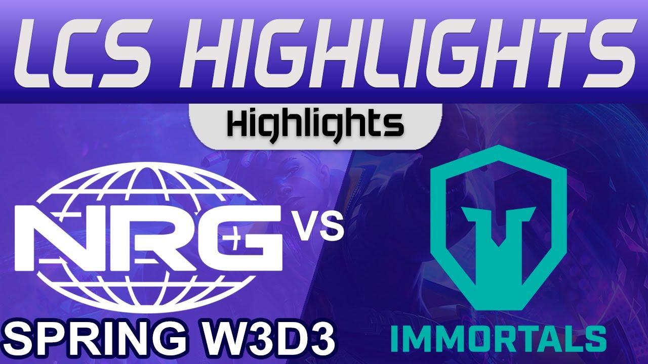 NRG vs IMT Highlights LCS Spring Season 2024 W3D3 NRG vs Immortals by Onivia thumbnail