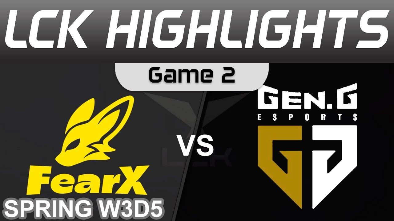 FOX vs GEN Highlights Game 2 LCK Spring Season 2024 FearX vs Gen G by Onivia thumbnail