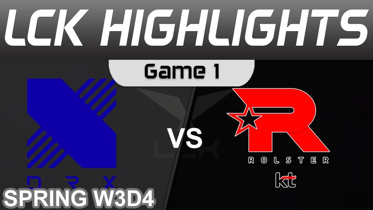 DRX vs KT Highlights Game 1 LCK Spring Season 2024 DRX vs KT Rolster by Onivia thumbnail