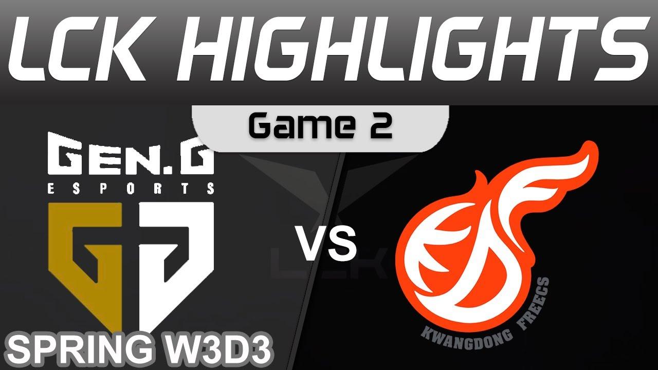 GEN vs KDF Highlights Game 2 LCK Spring Season 2024 Gen G vs Kwangdong Freecs by Onivia thumbnail