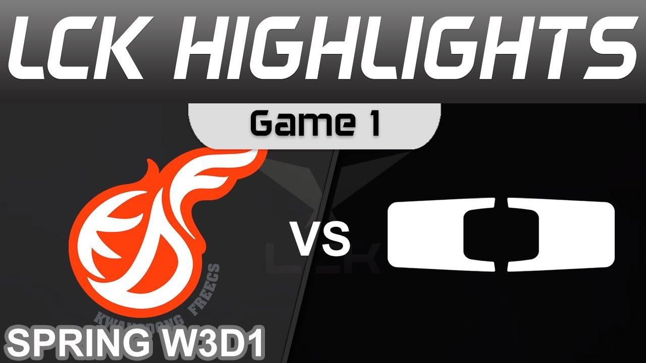 KDF vs DK Highlights Game 1 LCK Spring Season 2024 Kwangdong Freecs vs Dplus KIA by Onivia thumbnail