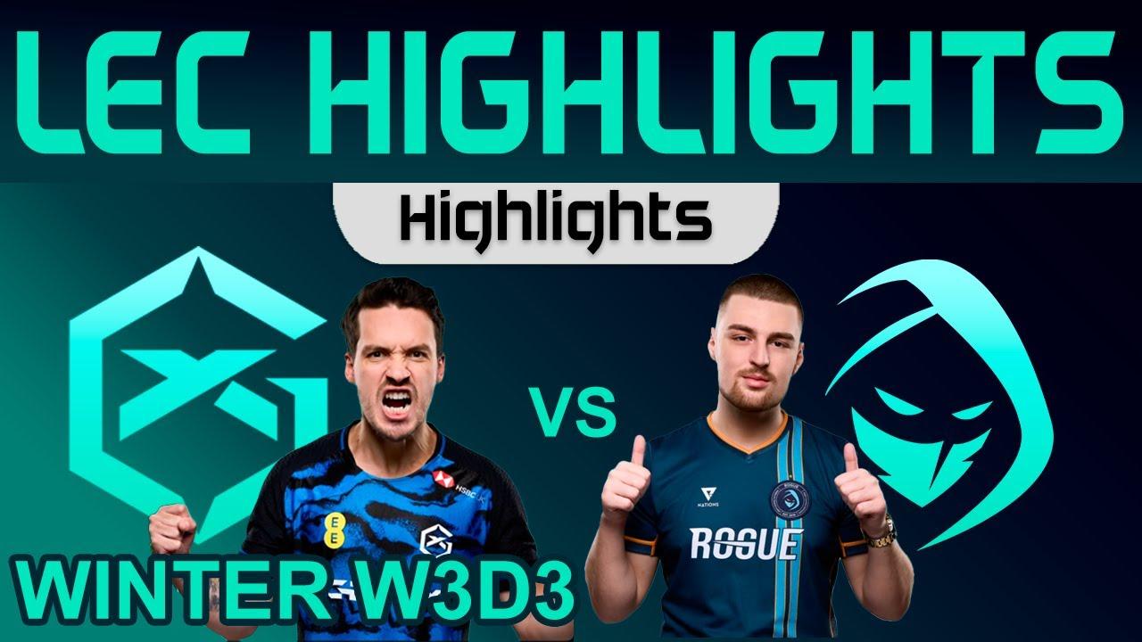 GX vs RGE Highlights LEC Winter Season 2024 W3D3 GIANTX vs Rogue by Onivia thumbnail