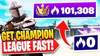 FASTEST Way To Reach Champions League in Fortnite Season 5! (Tips & Tricks) thumbnail