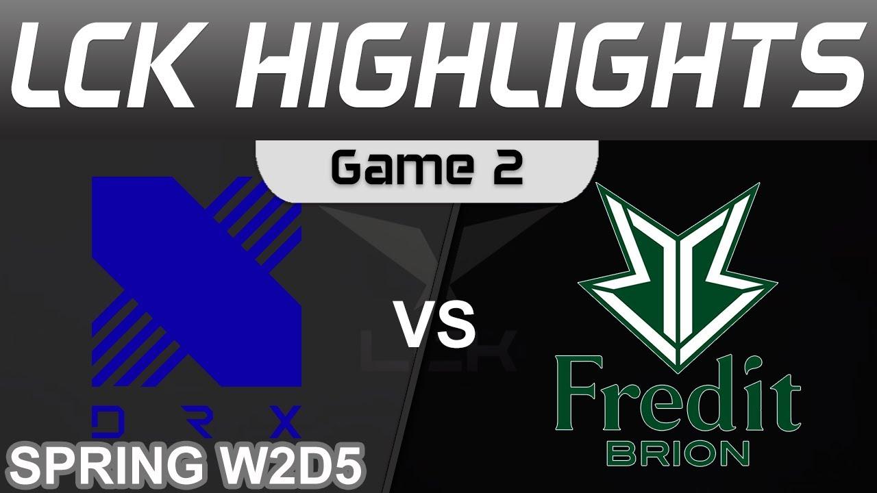 DRX vs BRO Highlights Game 2 LCK Spring Season 2024 DRX vs OK BRION by Onivia thumbnail