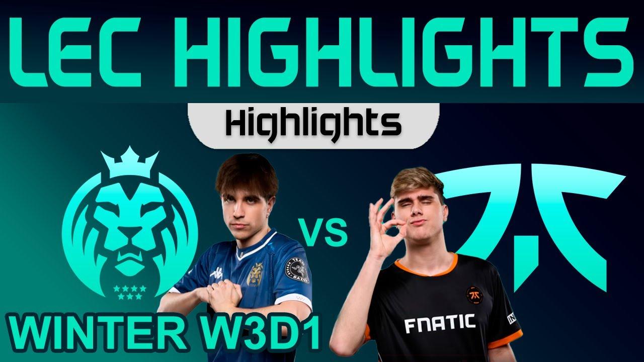 MAD vs FNC Highlights LEC Winter Season 2024 W3D1 MAD Lions vs Fnatic by Onivia thumbnail