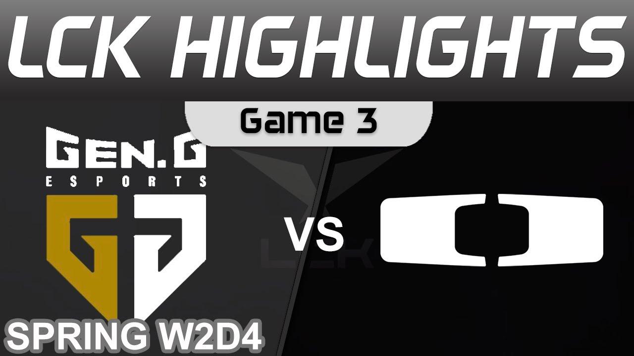 GEN vs DK Highlights Game 3 LCK Spring Season 2024 Gen G vs Dplus KIA by Onivia thumbnail