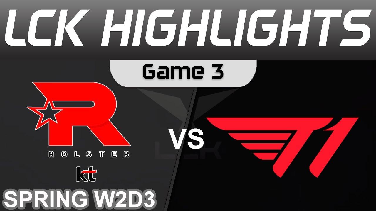 KT vs T1 Highlights Game 3 LCK Spring Season 2024 KT Rolster vs T1 by Onivia thumbnail