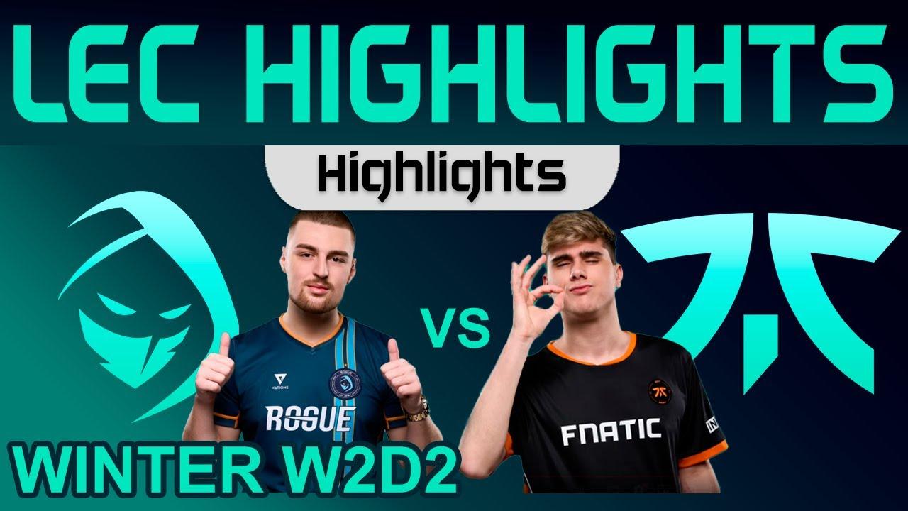 RGE vs FNC Highlights LEC Winter Season 2024 W2D2 Rogue vs Fnatic by Onivia thumbnail