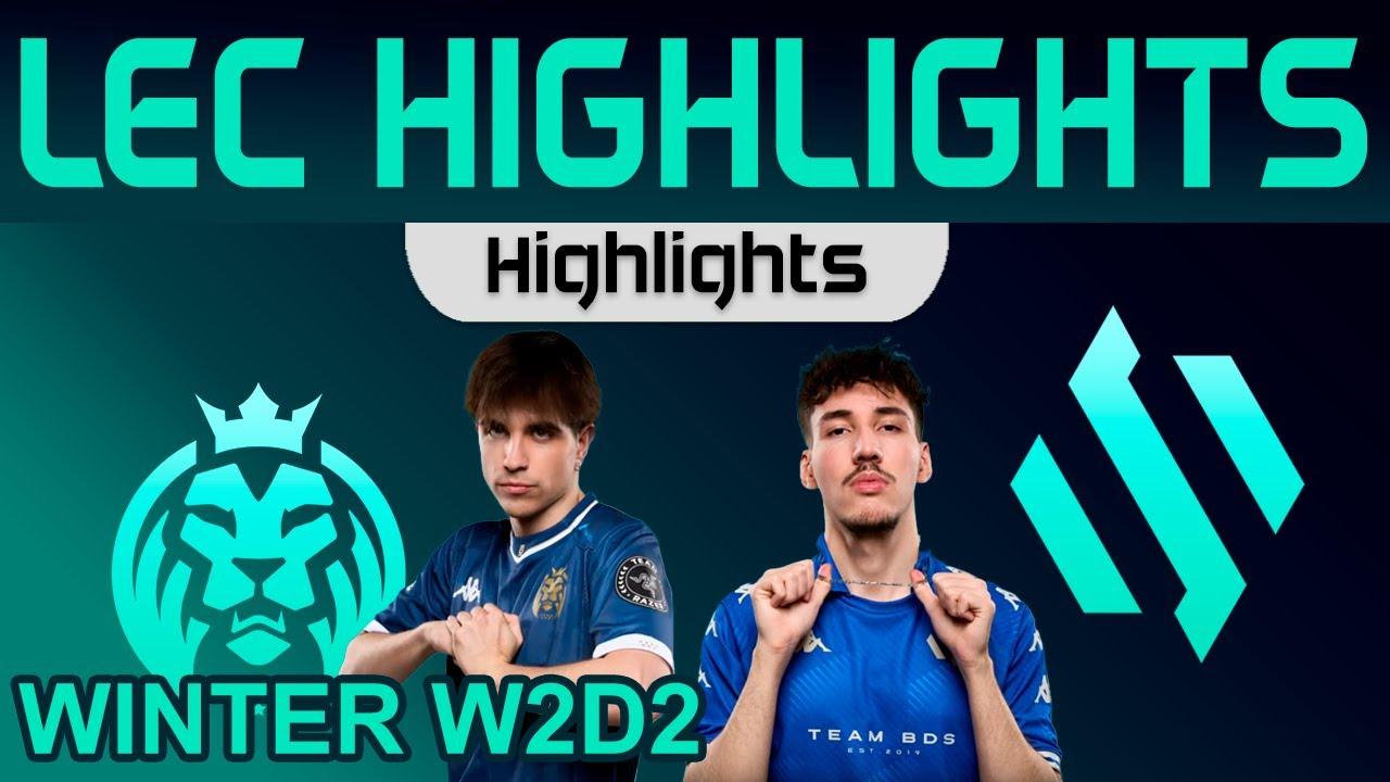 MADK vs BDS Highlights LEC Winter Season 2024 W2D2 MAD Lions vs Team BDS by Onivia thumbnail