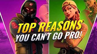 10 Reasons Why You'll NEVER Go Pro & How To Change That! - Fortnite Tips & Tricks thumbnail