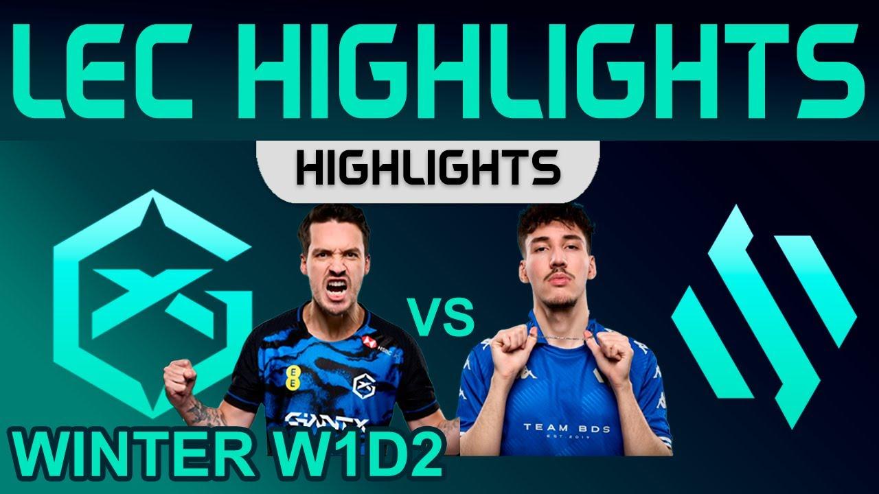 GX vs BDS Highlights LEC Winter Season 2024 W1D2 GIANTX vs Team BDS by Onivia thumbnail