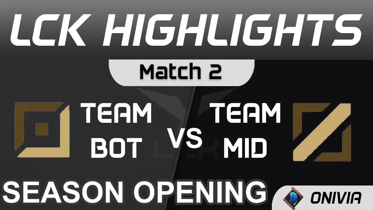 LCK BOT vs MID Season Opening 2024 Match 2 thumbnail