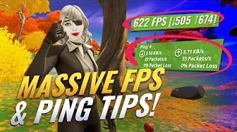 HUGE FPS & PING Guide: All New Methods To Lower Ping & Increase FPS in Fortnite! thumbnail