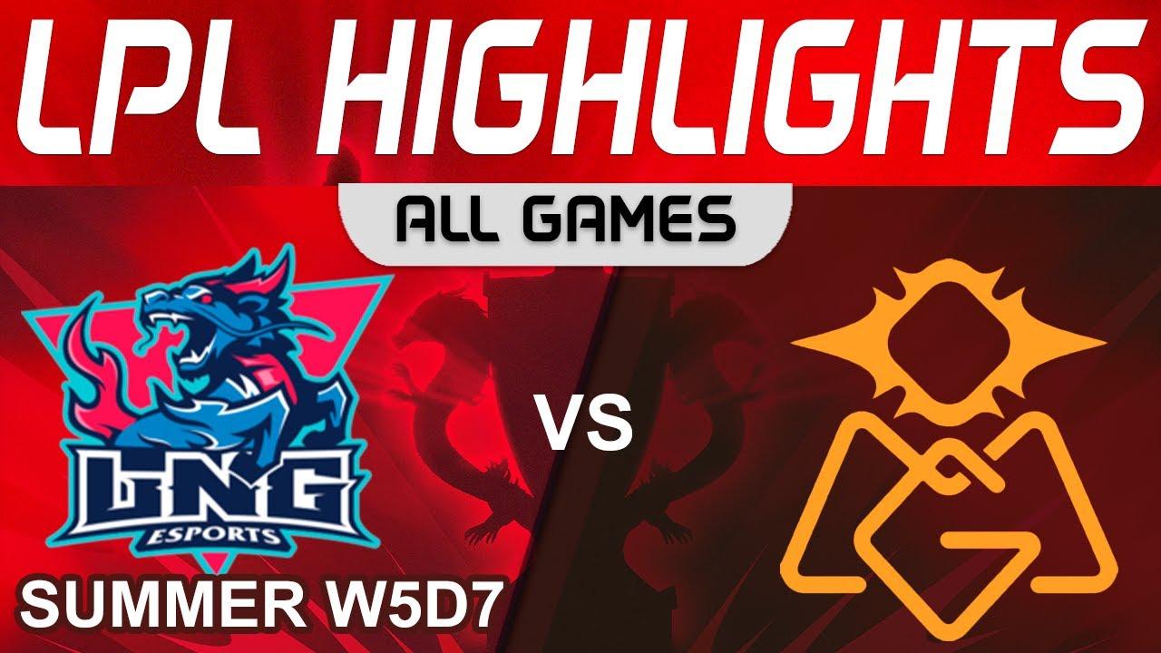 LNG vs OMG Highlights ALL GAMES LPL Summer Season 2023 W5D7 LNG Esports vs Oh My God by Onivia thumbnail