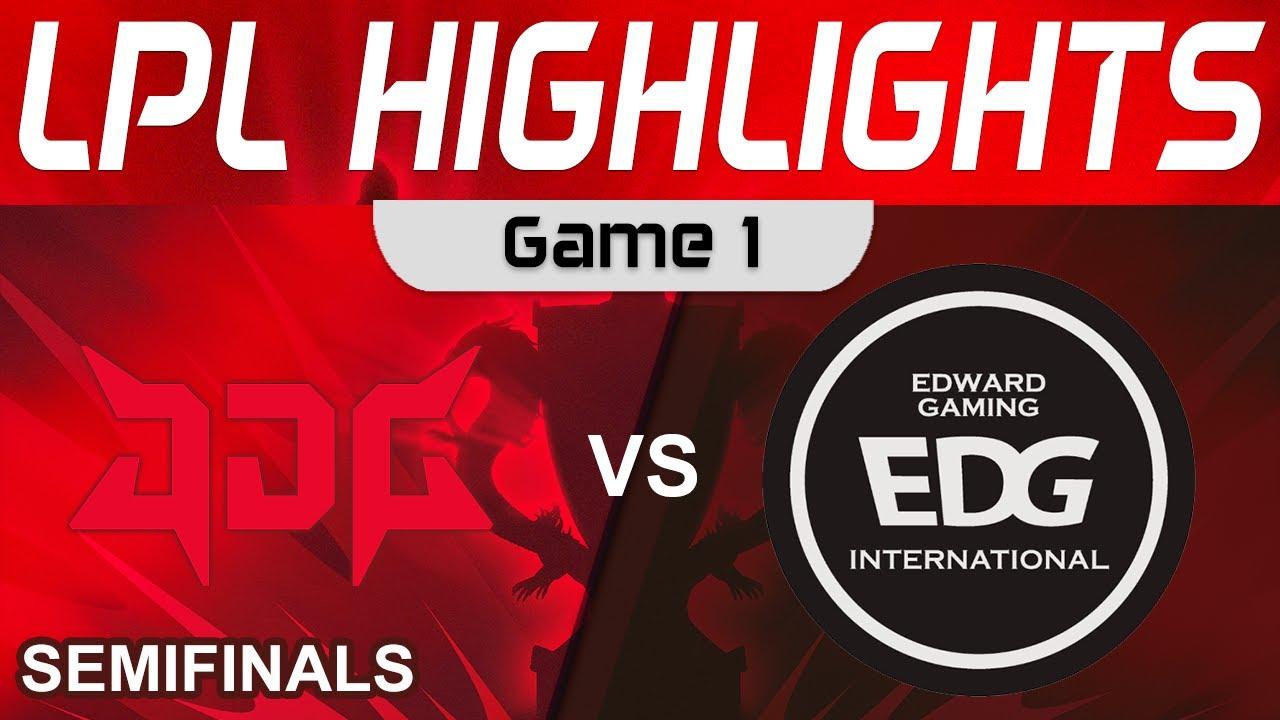 JDG vs EDG Highlights Game 1 Semifinals LPL Spring Playoffs 2023 JD Gaming vs EDward Gaming thumbnail