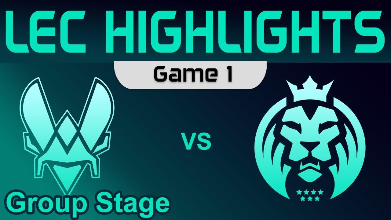 VIT vs MAD Game 1 Highlights Group Stage LEC Spring 2023 Team Vitality vs MAD Lions by Onivia thumbnail