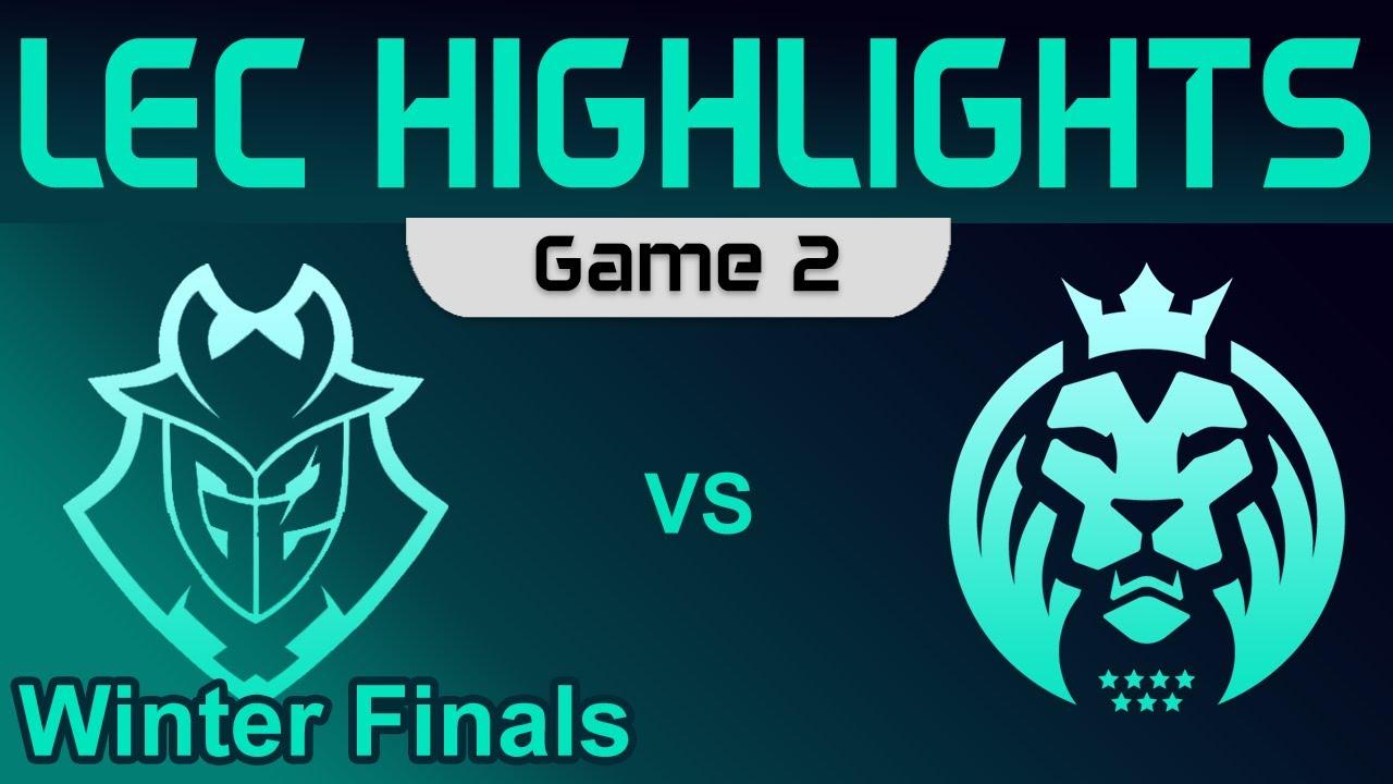 G2 vs MAD Highlights Game 2 Winter Finals LEC Winter 2023 G2 Esports vs MAD Lions by Onivia thumbnail