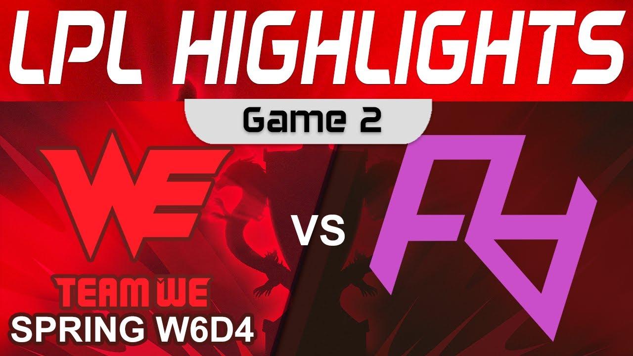 WE vs RA Highlights Game 2 LPL Spring Season 2023 W6D4 Team WE vs Rare Atom by Onivia thumbnail