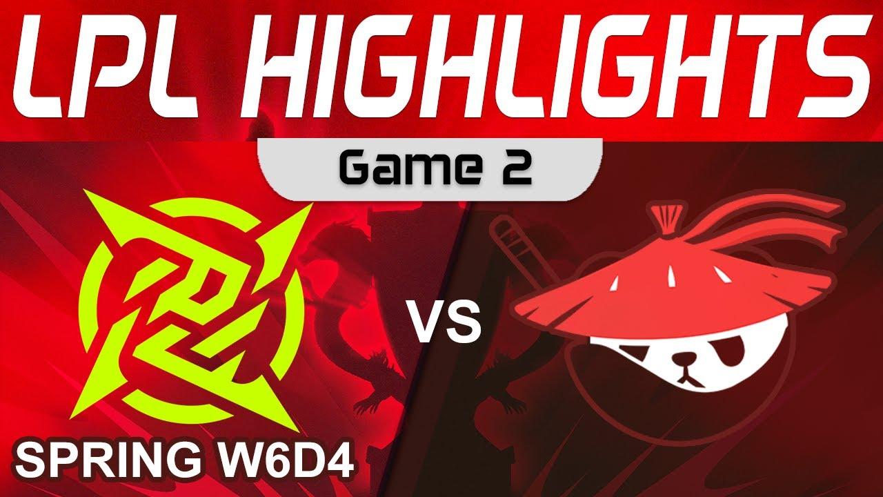 NIP vs AL Highlights Game 2 LPL Spring Season 2023 W6D4 Ninjas in Pyjamas vs Anyone's Legend by Oniv thumbnail